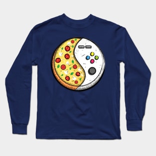 Gaming and Pizza Gifts for Gamer Boy Long Sleeve T-Shirt